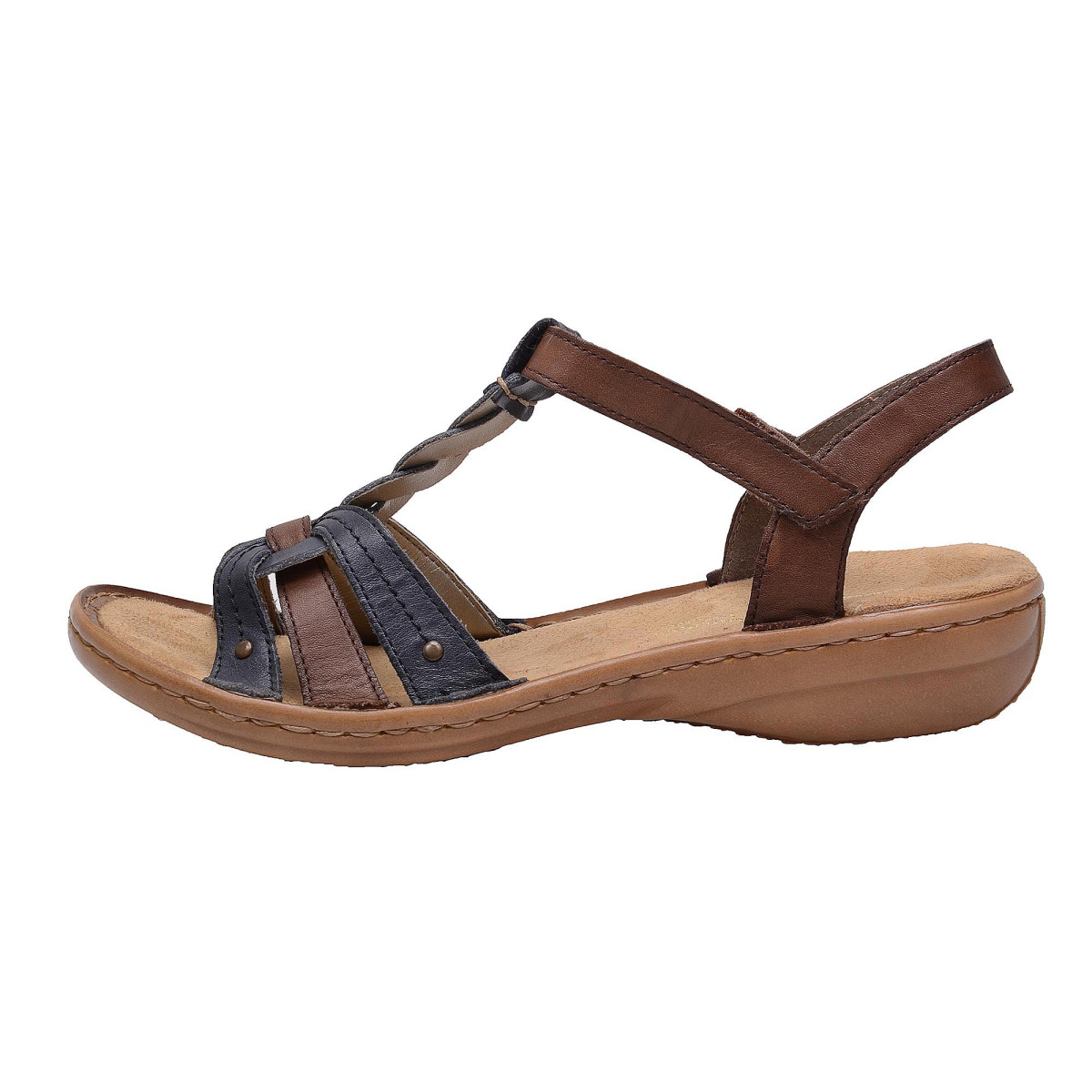 detail Dámská obuv RIEKER 60838/12 BRAUN KOMBI F/S 16