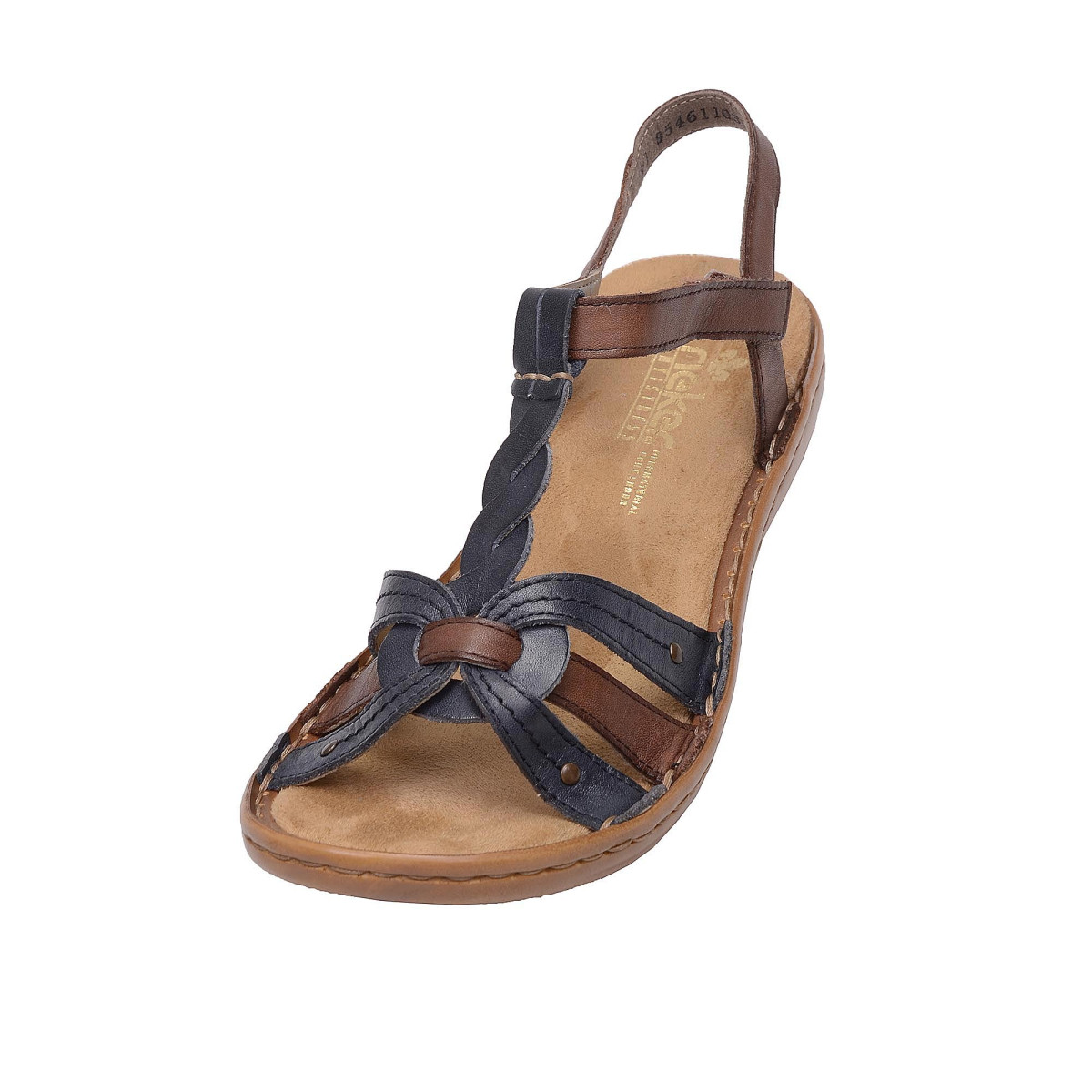 detail Dámská obuv RIEKER 60838/12 BRAUN KOMBI F/S 16