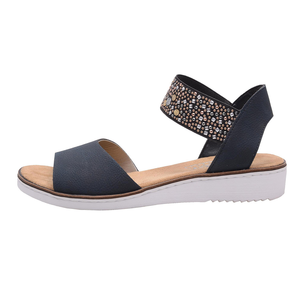 detail Dámská obuv RIEKER 63678/14 BLAU KOMBI F/S 16