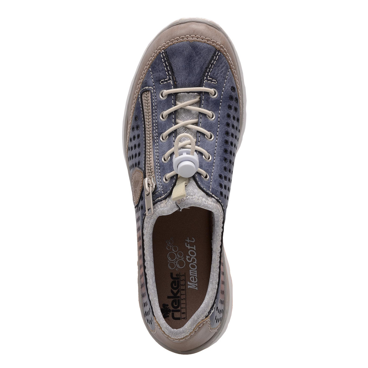 detail Dámská obuv RIEKER L3296/42 BLAU KOMBI F/S 7