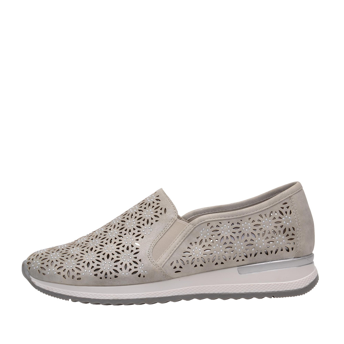 detail Dámské polobotky REMONTE BY RIEKER RIE-1022975-S7 šedá