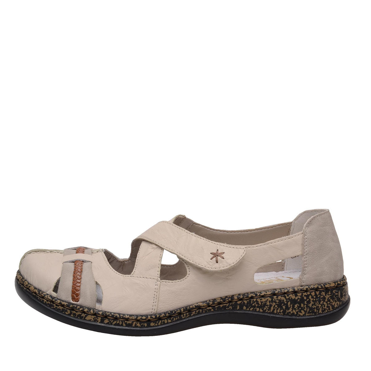 detail Dámská obuv RIEKER 46352/60 BEIGE F/S 7