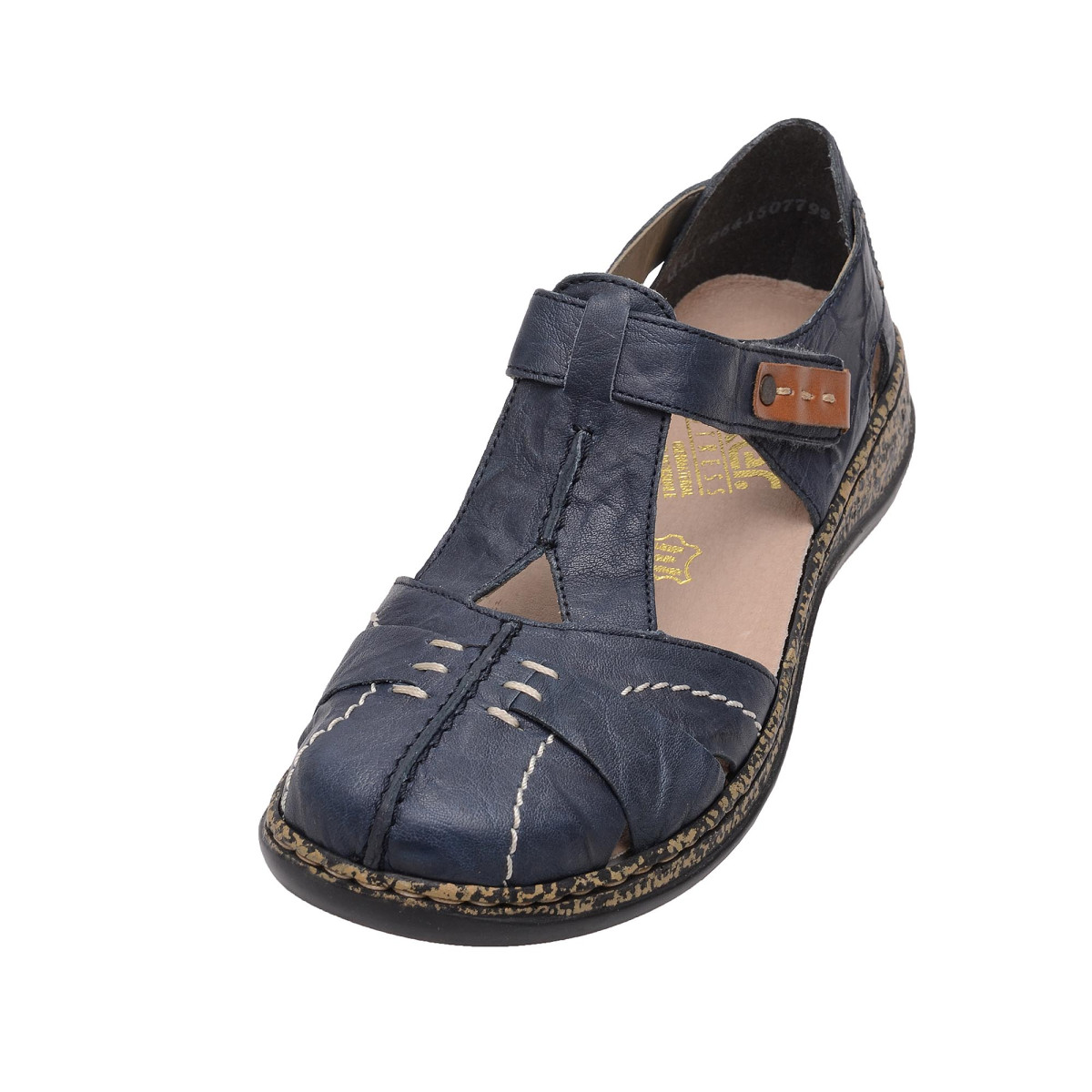 detail Dámská obuv RIEKER 46380/14 BLAU KOMBI F/S 7