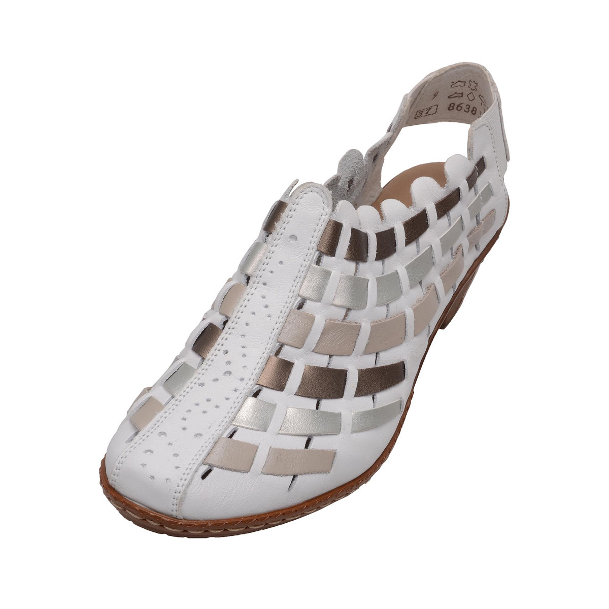 detail Dámská obuv RIEKER 46778/81 WEISS KOMBI F/S 7