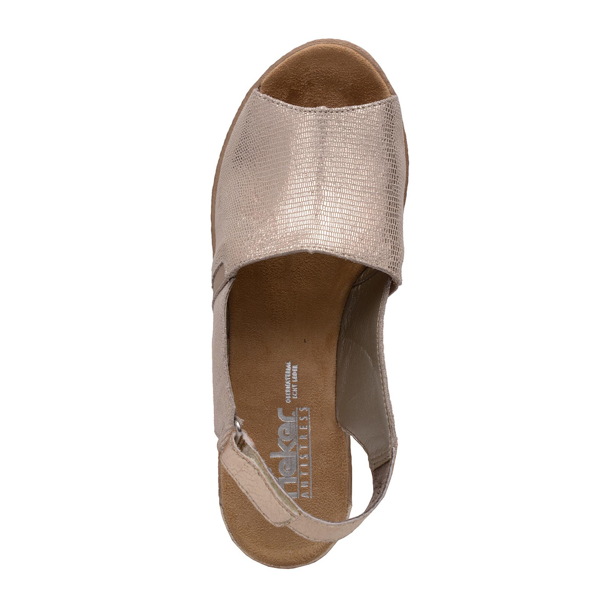 detail Dámská obuv RIEKER 62440/90 GOLD F/S 7