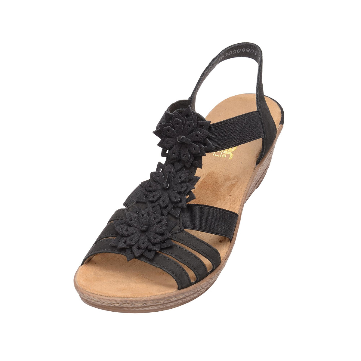 detail Dámská obuv RIEKER 62461/00 SCHWARZ F/S 7