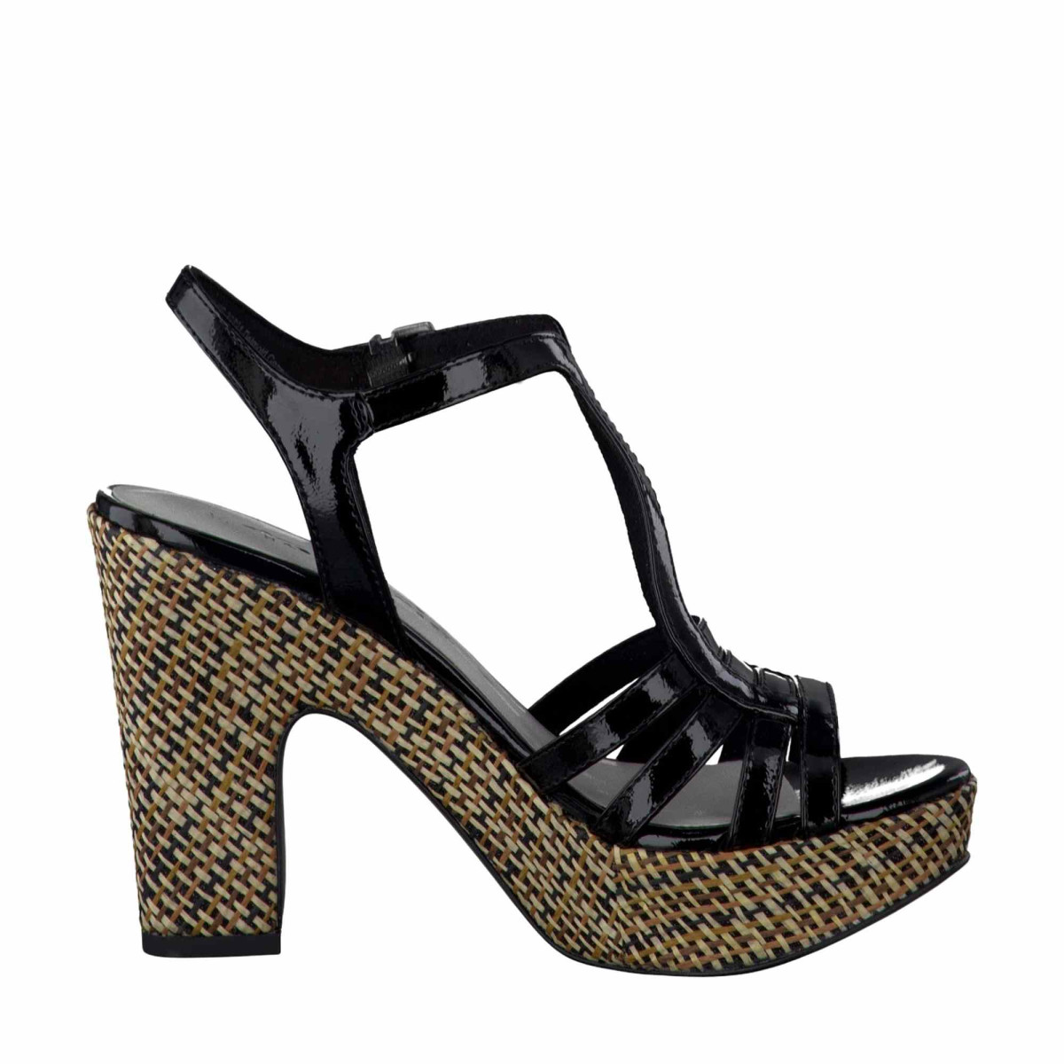 detail Dámská obuv TAMARIS 1-1-28334-28 BLK PAT./SISAL 055