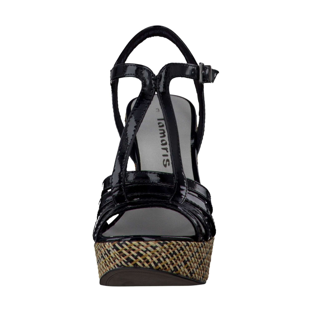 detail Dámská obuv TAMARIS 1-1-28334-28 BLK PAT./SISAL 055