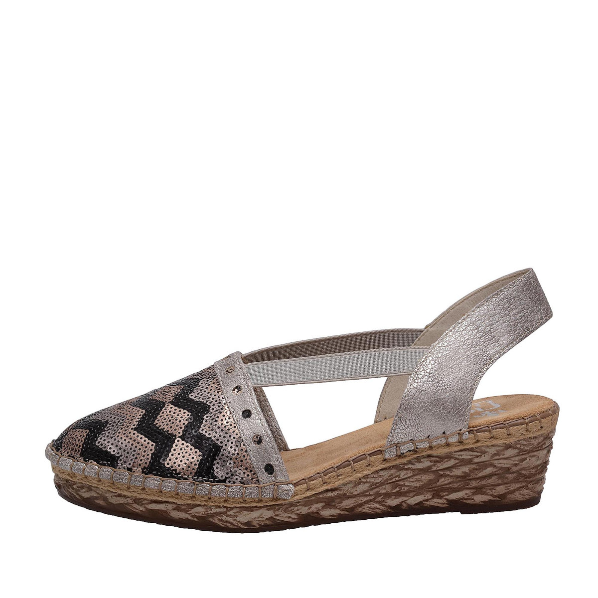 detail Dámská obuv RIEKER 68978/92 METALLIC F/S 7