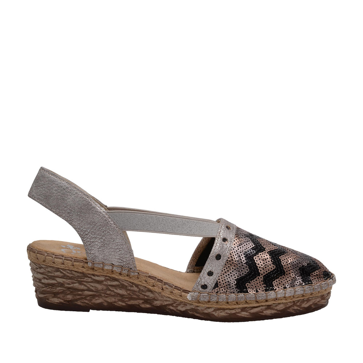 detail Dámská obuv RIEKER 68978/92 METALLIC F/S 7