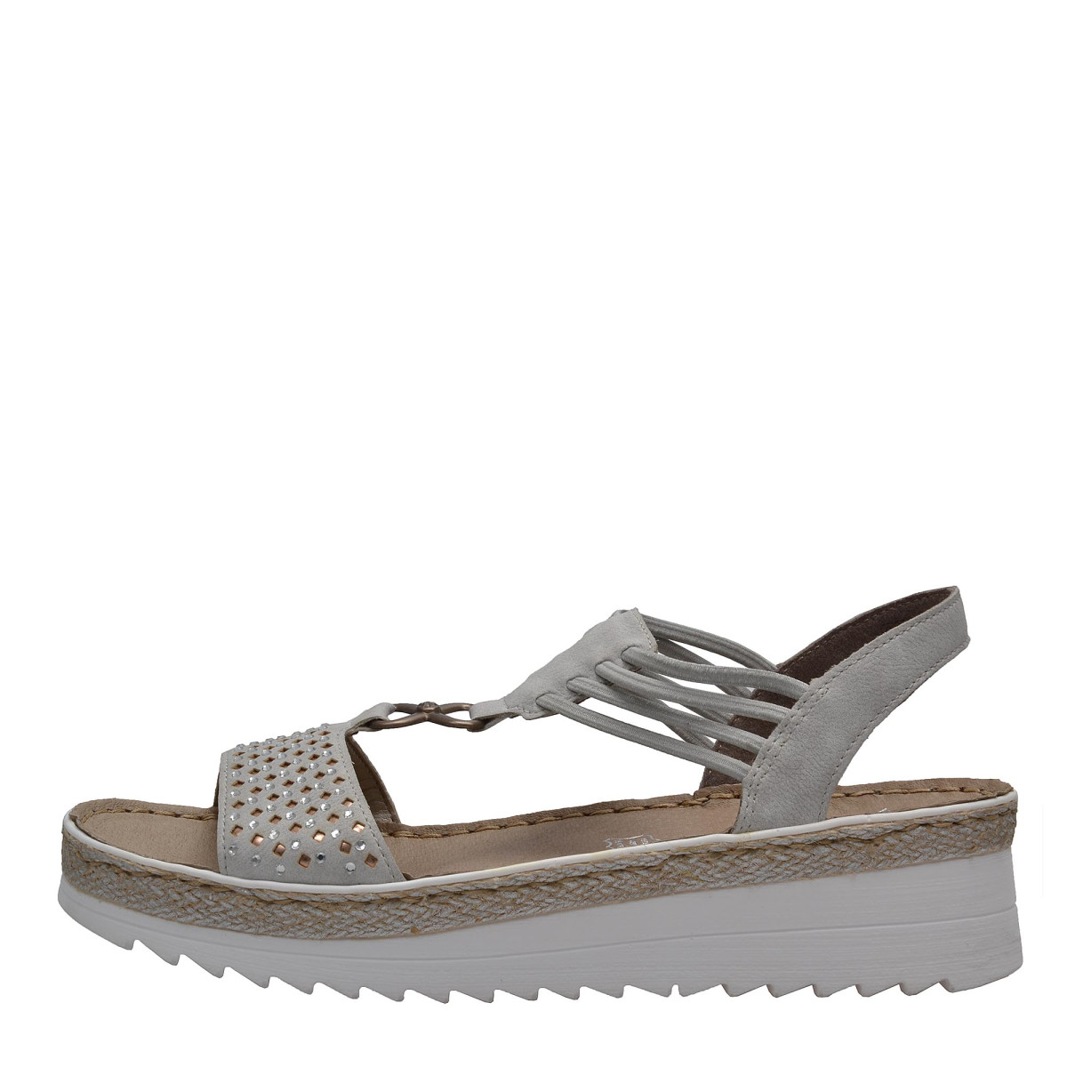 detail Dámské šedé sandály RIEKER V3285/40 GRAU F/S 8