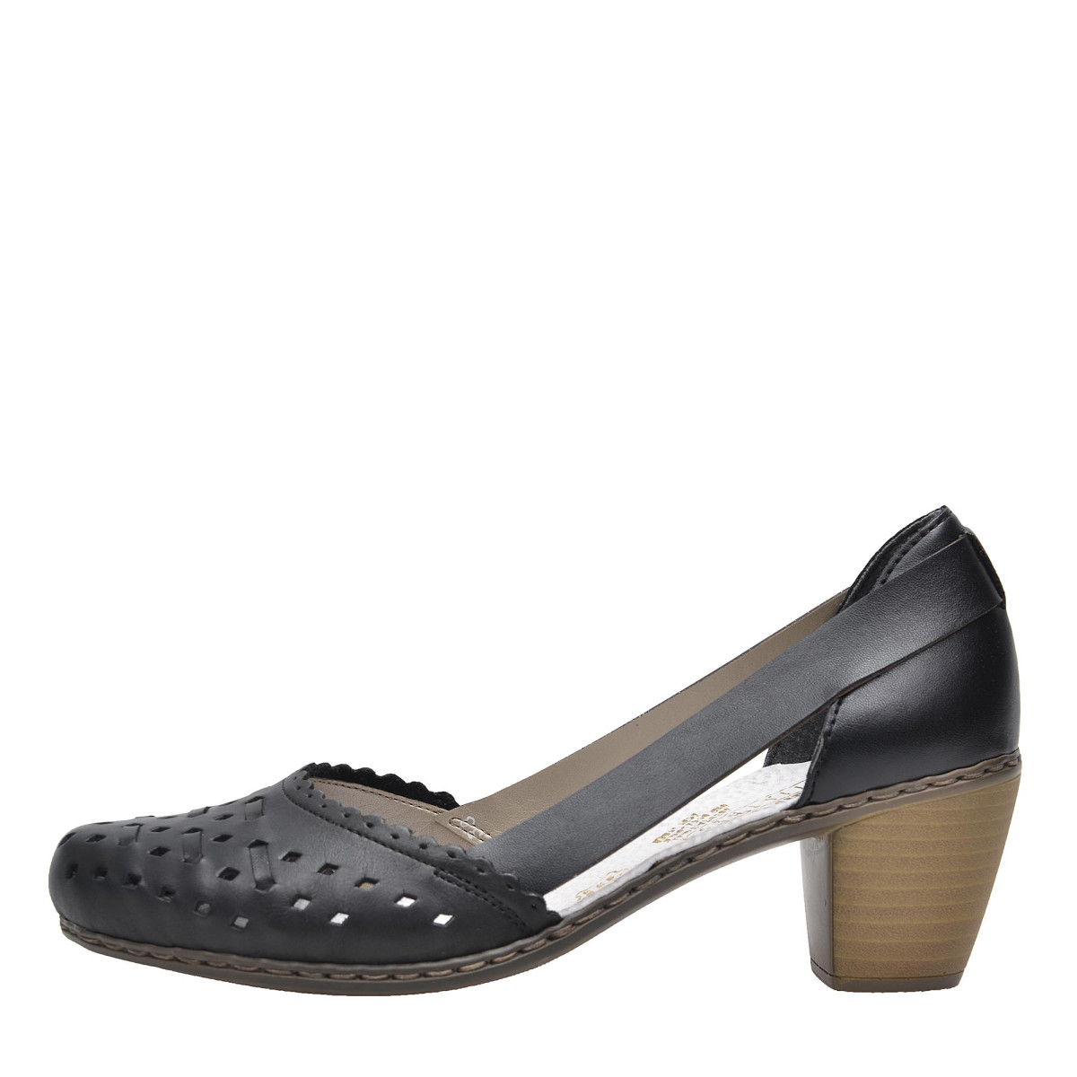 detail Dámské lodičky RIEKER RIE-1023566-S8 černá