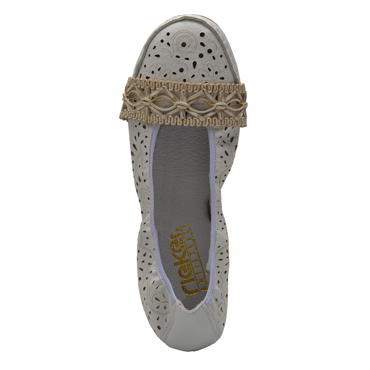 detail Dámská obuv RIEKER 41466/80 WEISS KOMBI F/S 8