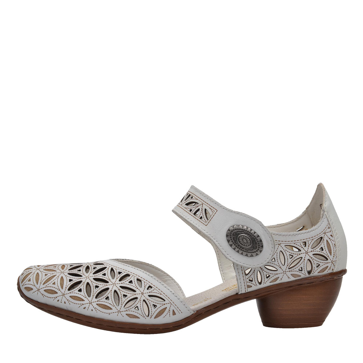 detail Dámské lodičky RIEKER RIE-1023579-S8 bílá