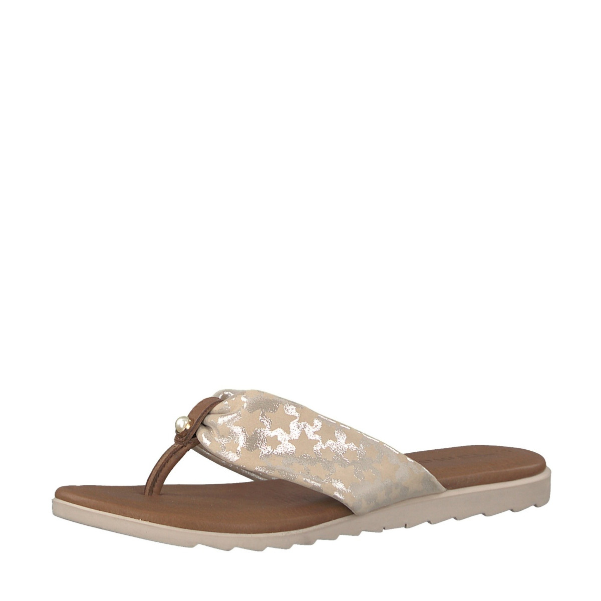 detail Dámské nazouváky TAMARIS 1-1-27129-20 BEIGE STAR/COG 485