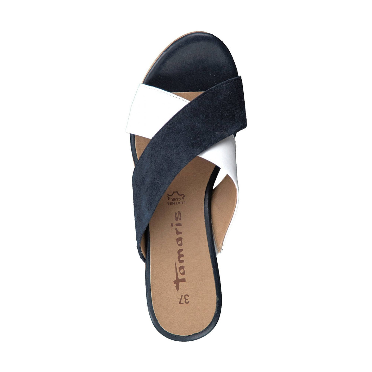 detail Dámská obuv TAMARIS 1-1-27218-20 BLUE SUEDE/WHT 787