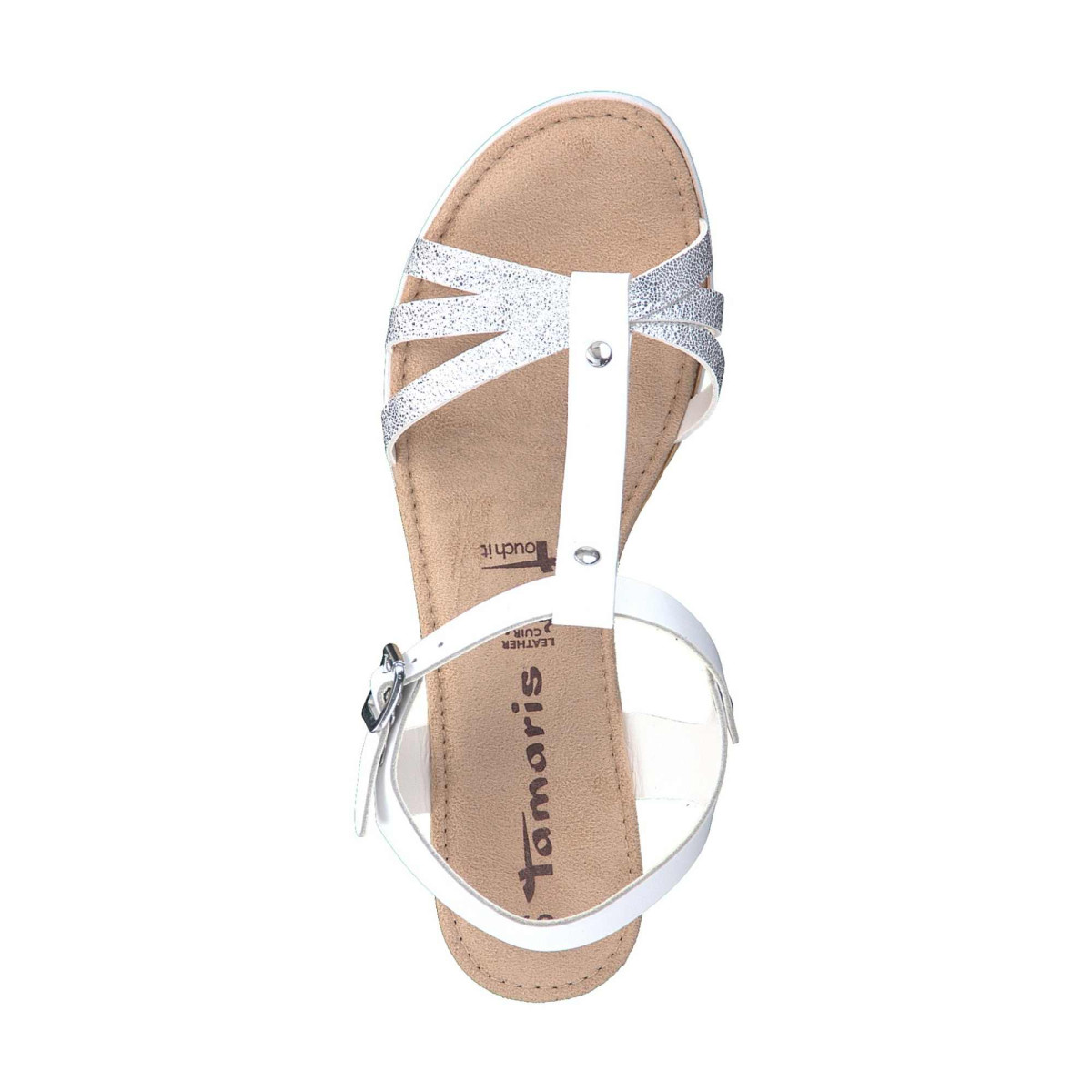 detail Dámská obuv TAMARIS 1-1-28218-20 WHT LEA/SILVER 152