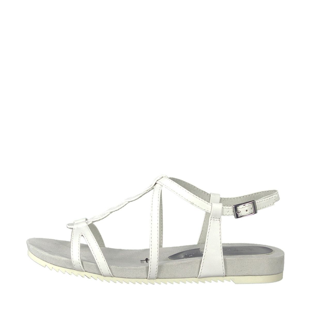 detail Dámské bílé sandály TAMARIS 1-1-28602-20 WHITE MATT 108