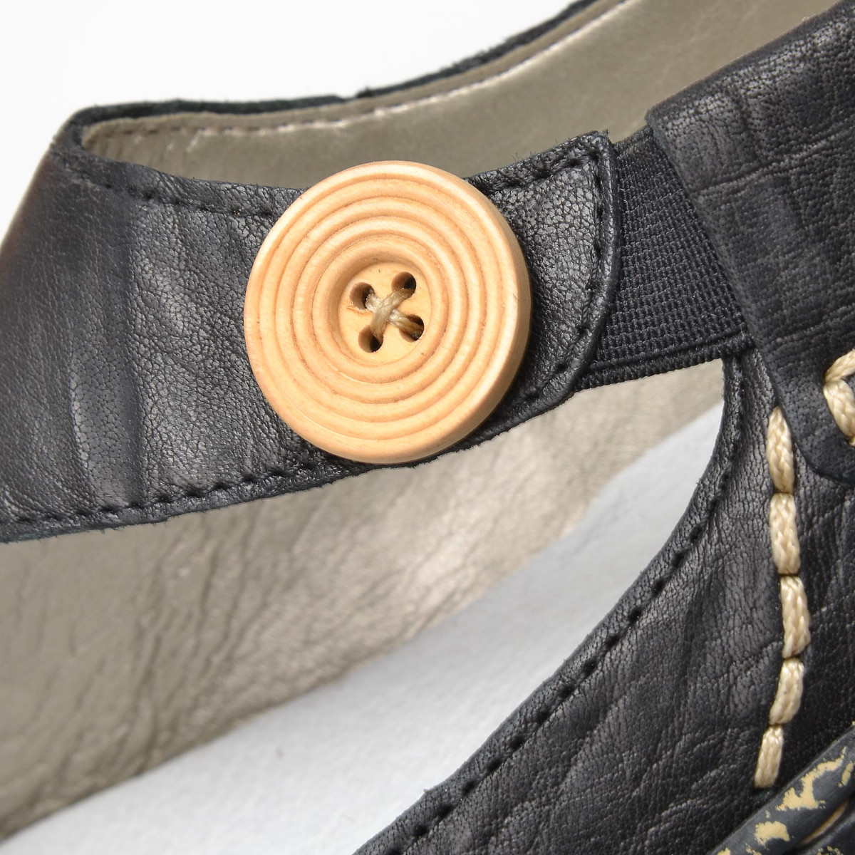 detail Dámská obuv RIEKER 46364/00 SCHWARZ F/S 8