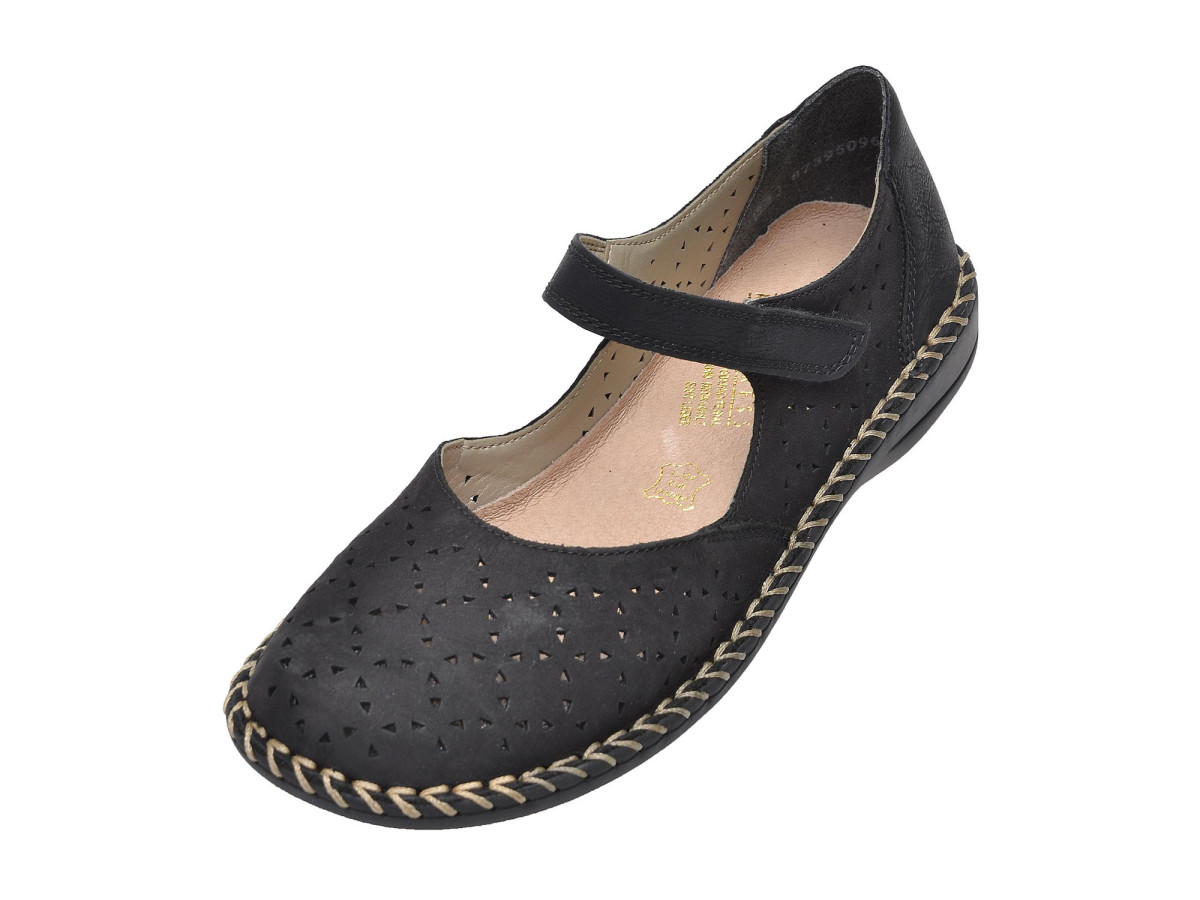 detail Dámská obuv RIEKER 49866/00 SCHWARZ F/S 8
