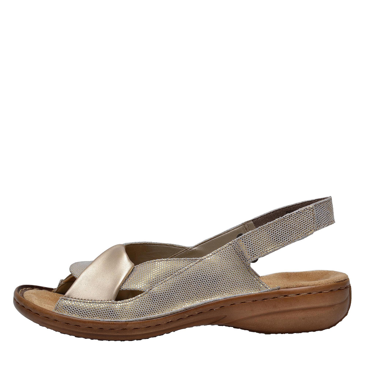 detail Dámská obuv RIEKER 60832/90 GOLD F/S 8