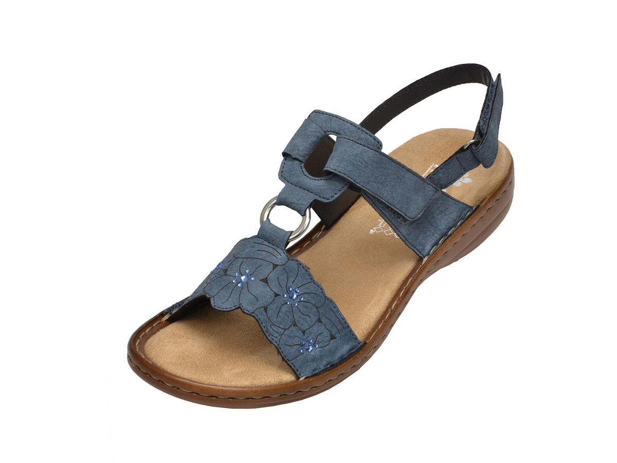 detail Dámská obuv RIEKER 60843/14 BLAU F/S 8