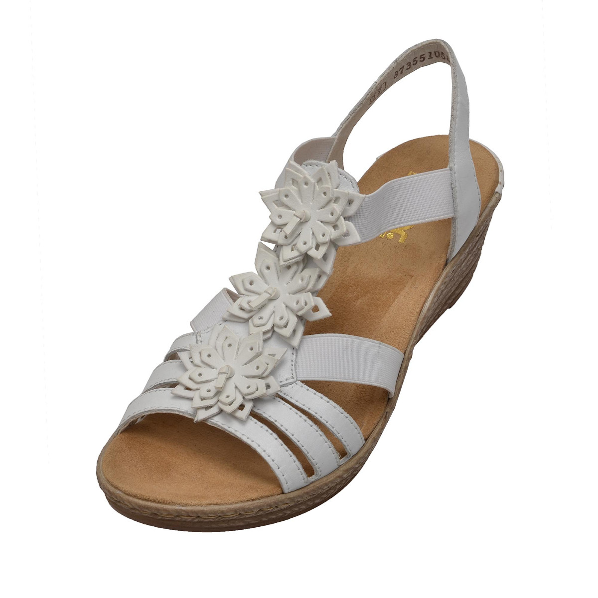 detail Dámské sandály RIEKER RIE-1023935-S8 bílá
