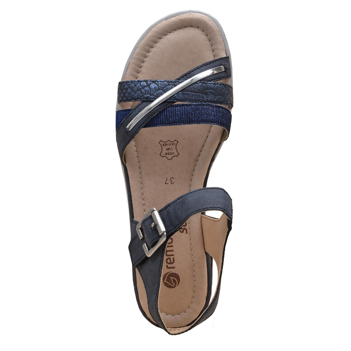 detail Dámská obuv REMONTE - RIEKER D1151/14 BLAU KOMBI F/S 8