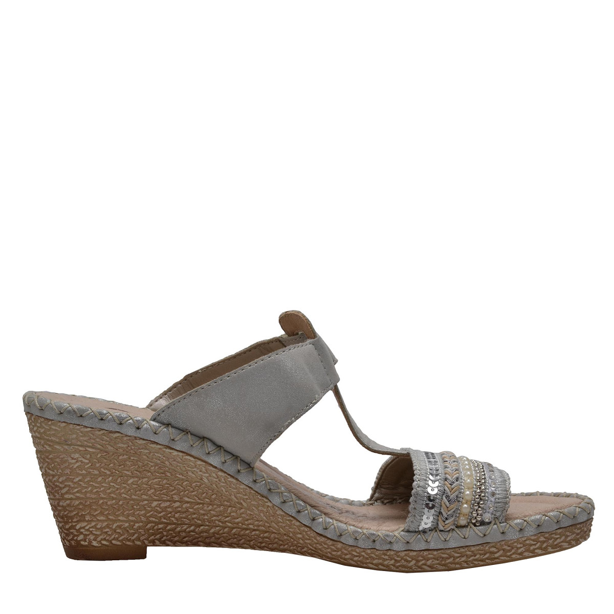 detail Dámská obuv REMONTE - RIEKER D6763/40 SILBER PLATIN F/S 8