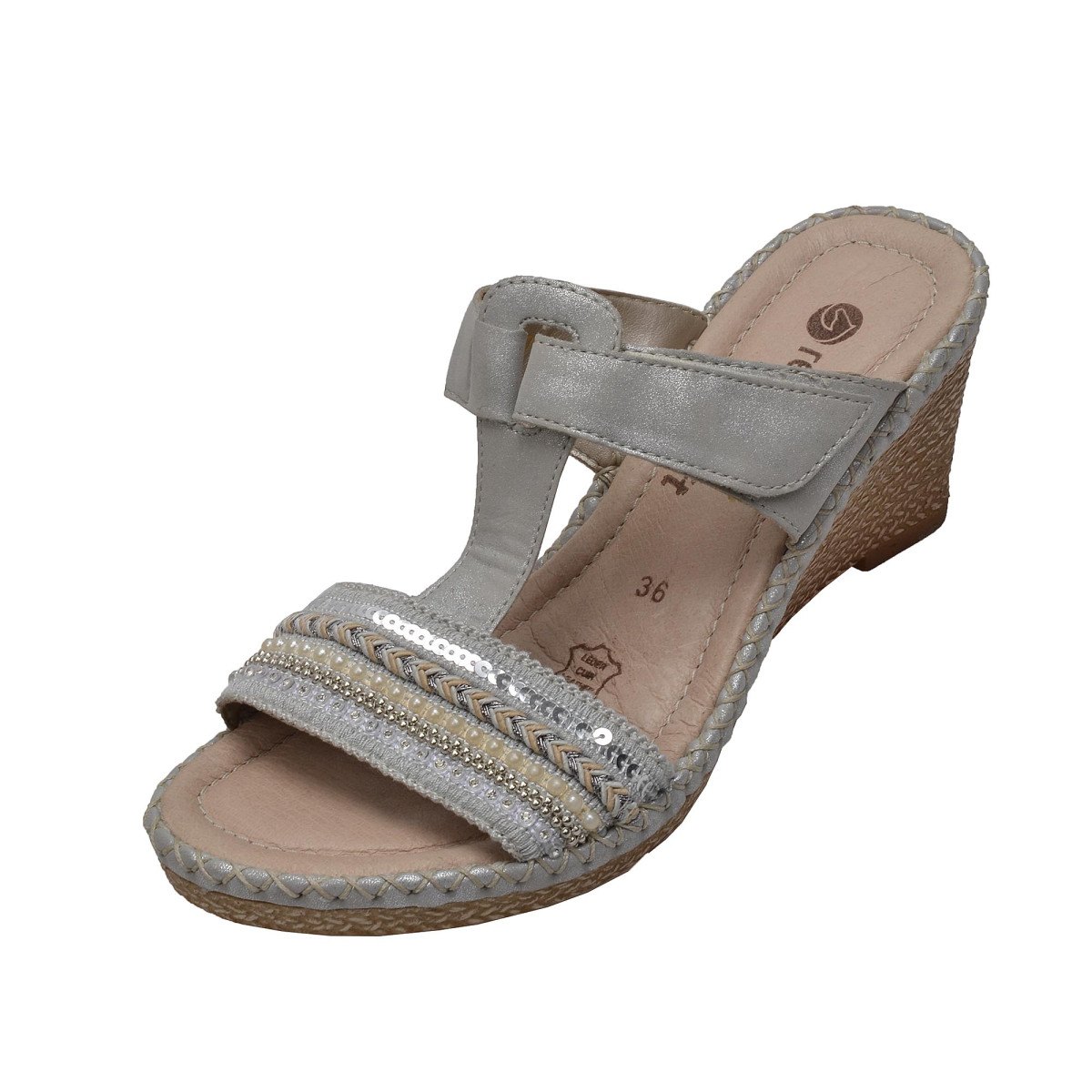 detail Dámská obuv REMONTE - RIEKER D6763/40 SILBER PLATIN F/S 8