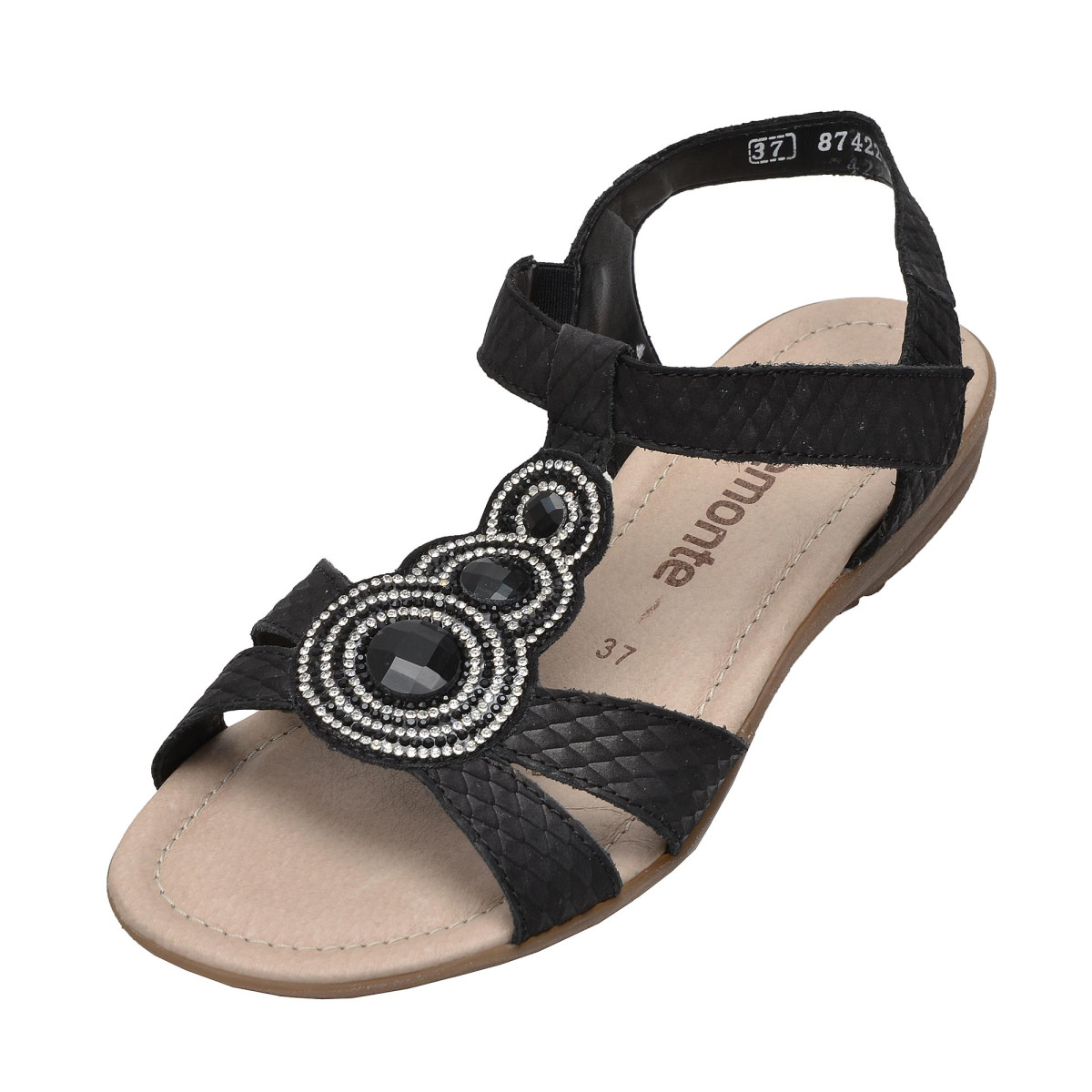 detail Dámské sandály REMONTE BY RIEKER R3641/02 SCHWARZ F/S 8