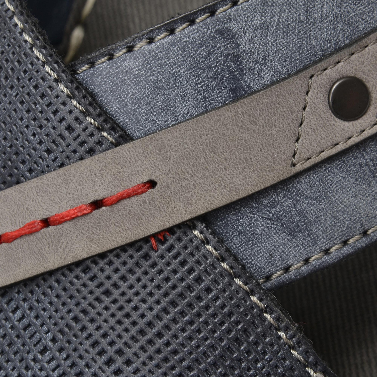 detail Pánské nazouváky RIEKER 21057/14 BLAU F/S 8