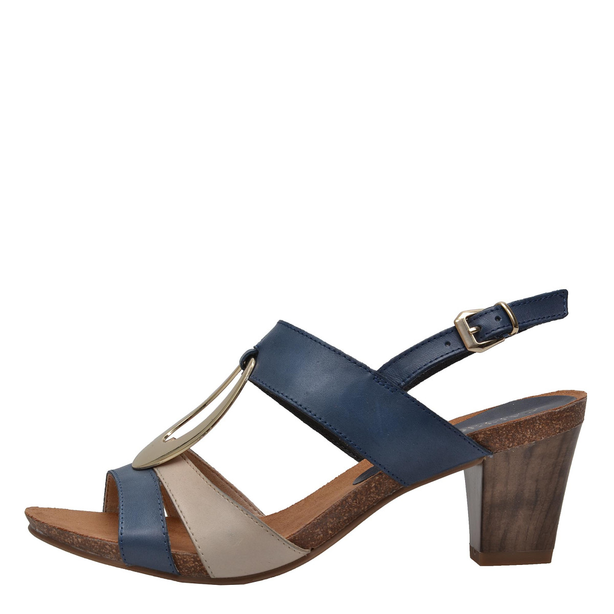 detail Dámské sandály CAPRICE 9-9-28307-20 NAVY/BEIGE 878