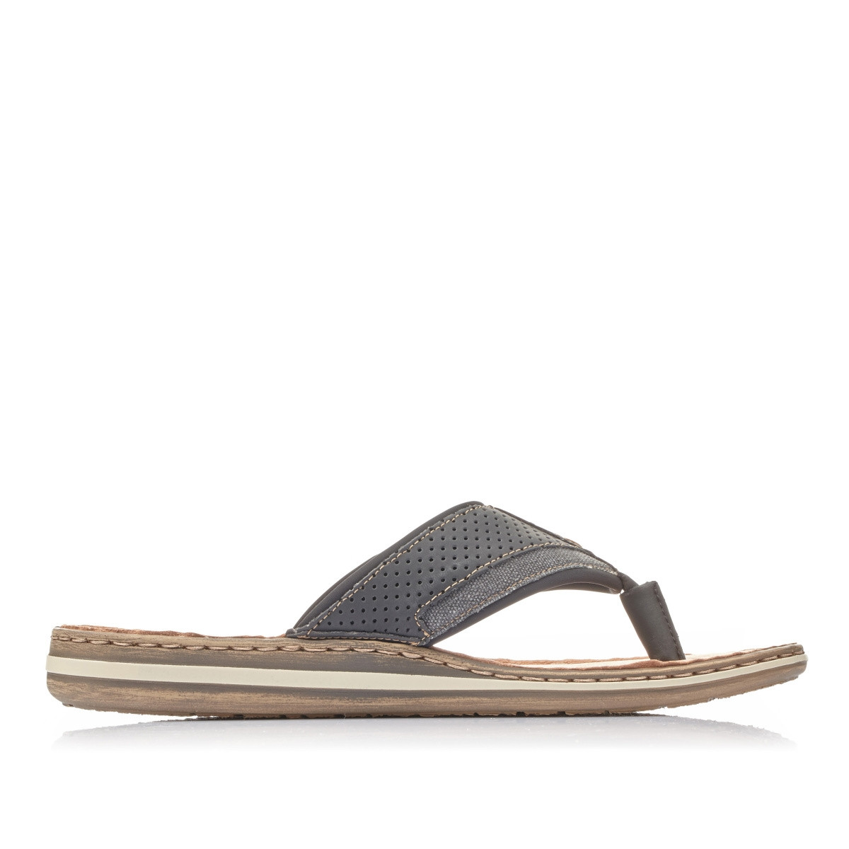 detail Pánské žabky RIEKER 21084-00 černá S5