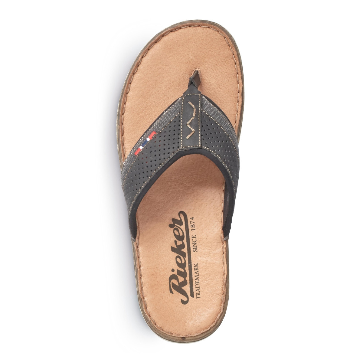 detail Pánské žabky RIEKER 21084-00 černá S5