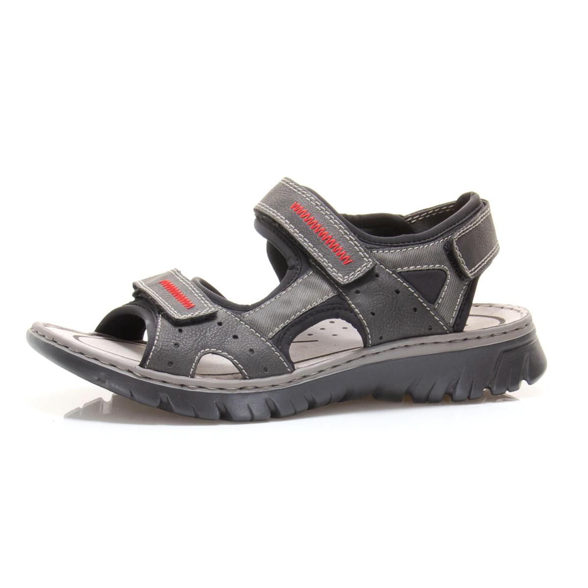 detail Pánské sandály RIEKER RIE-1025872-S9 šedá