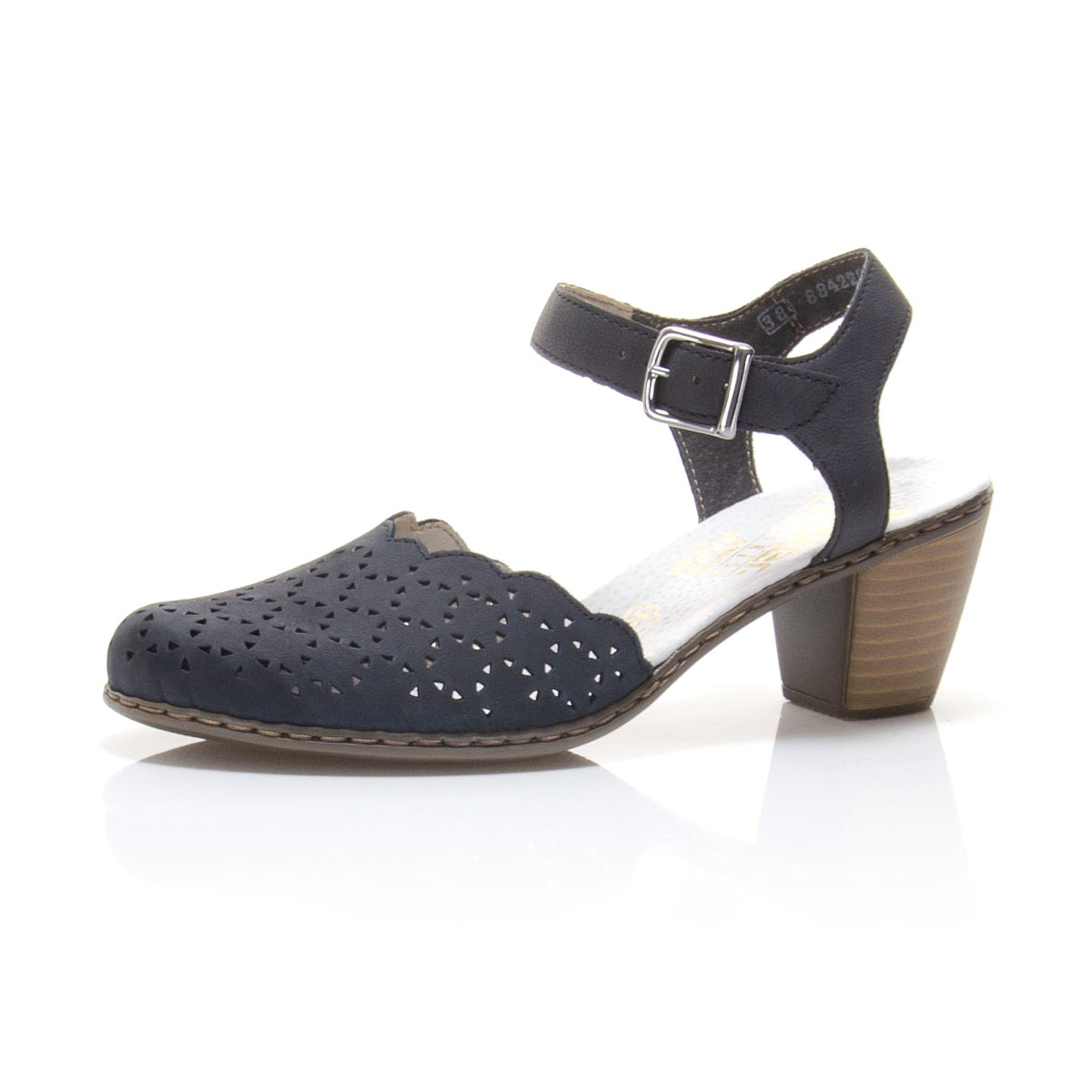 detail Dámské lodičky RIEKER 40972-14 BLAU F/S 9