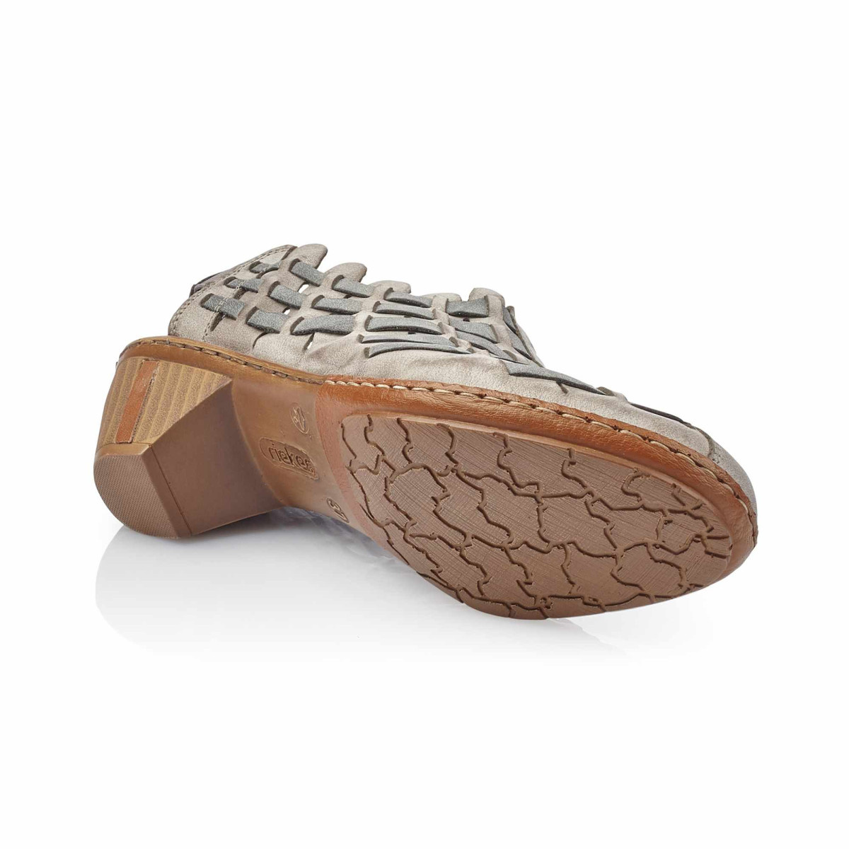 detail Dámské nadměrné lodičky RIEKER 46778-40 GRAU F/S 9