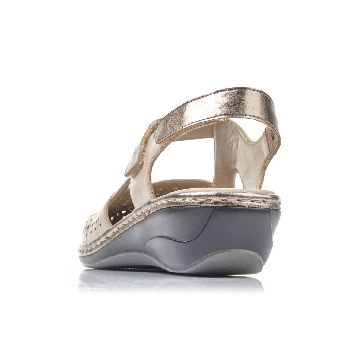 detail Dámské sandály RIEKER RIE-1025893-S1 béžová