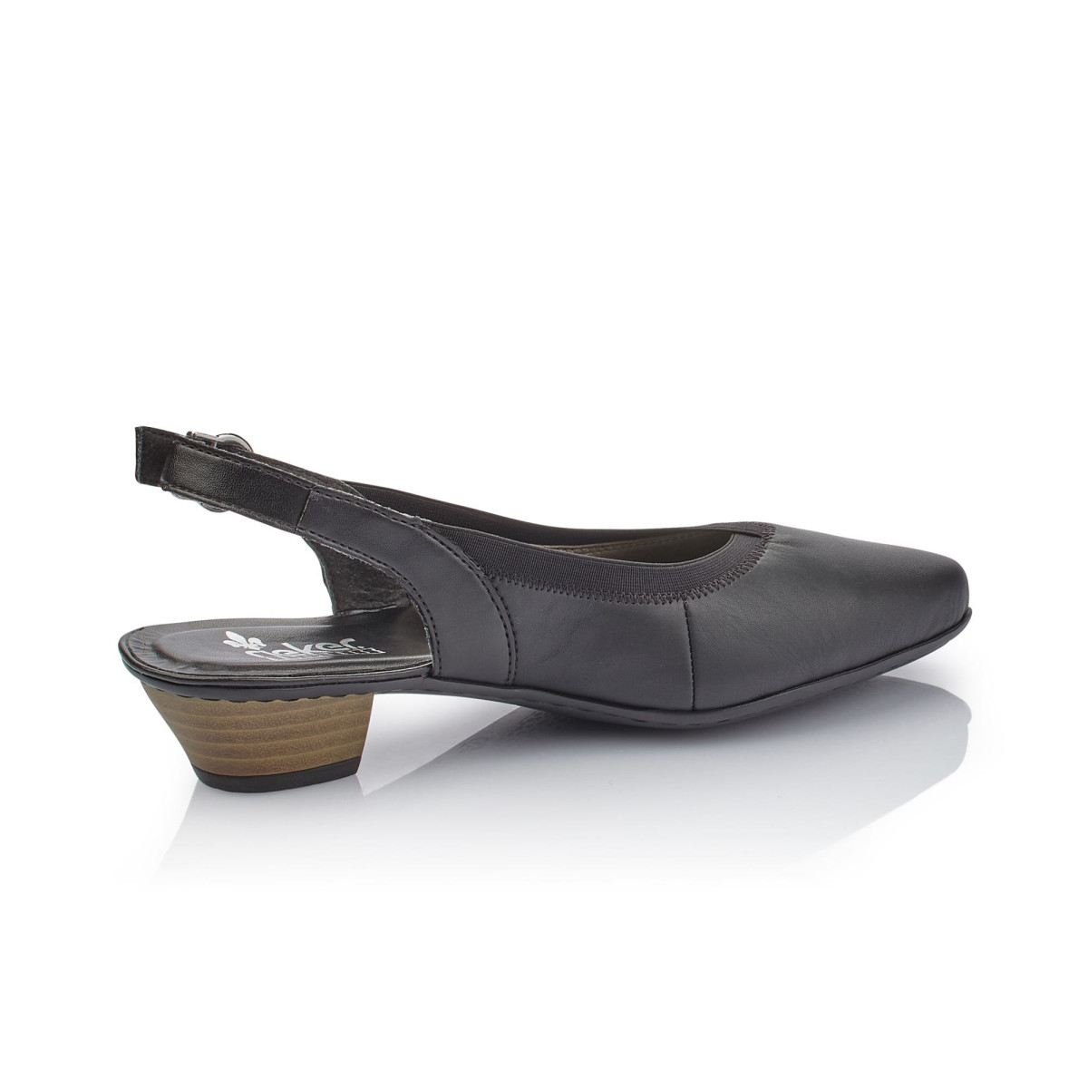 detail Dámské nadměrné lodičky RIEKER 58063-00 SCHWARZ F/S 9