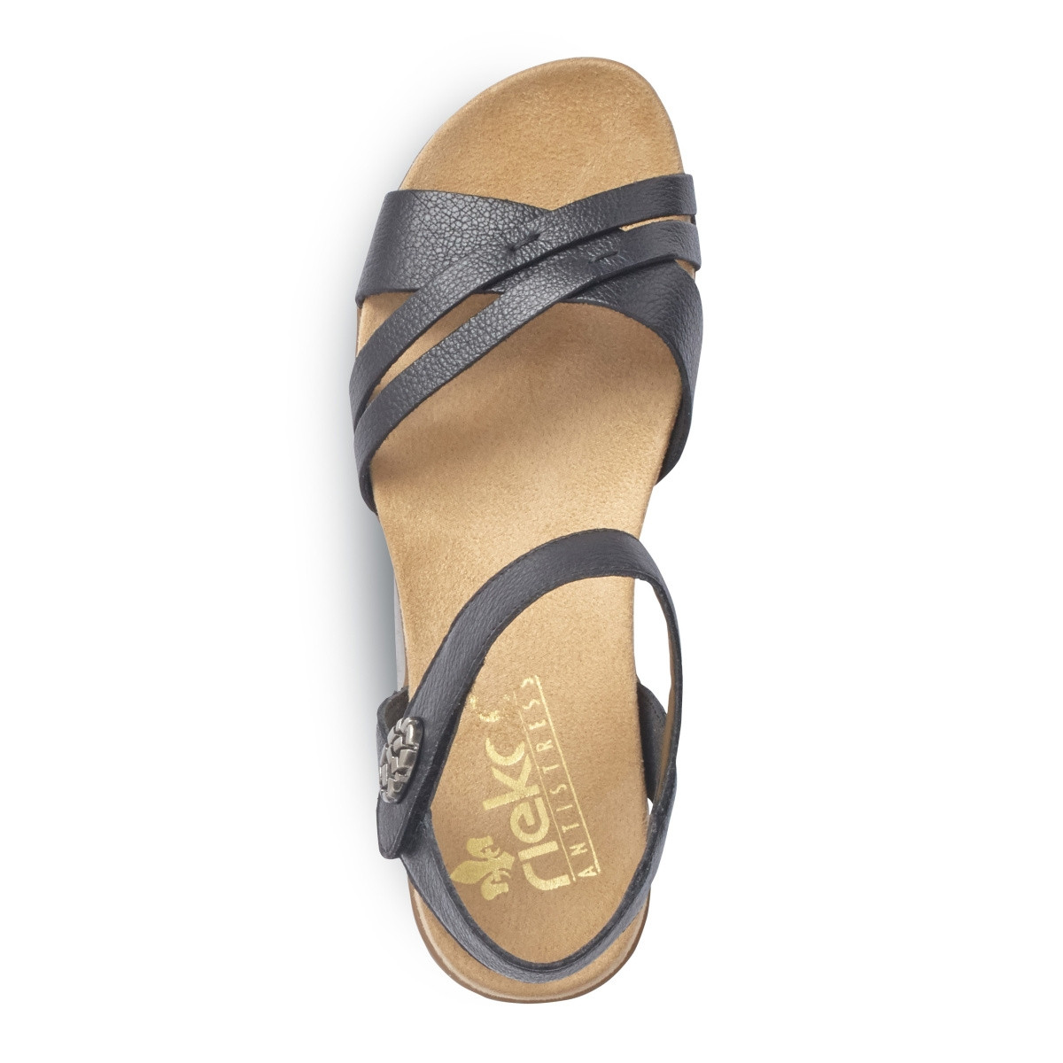 detail Dámské sandály RIEKER RIE-1025899-S1 černá