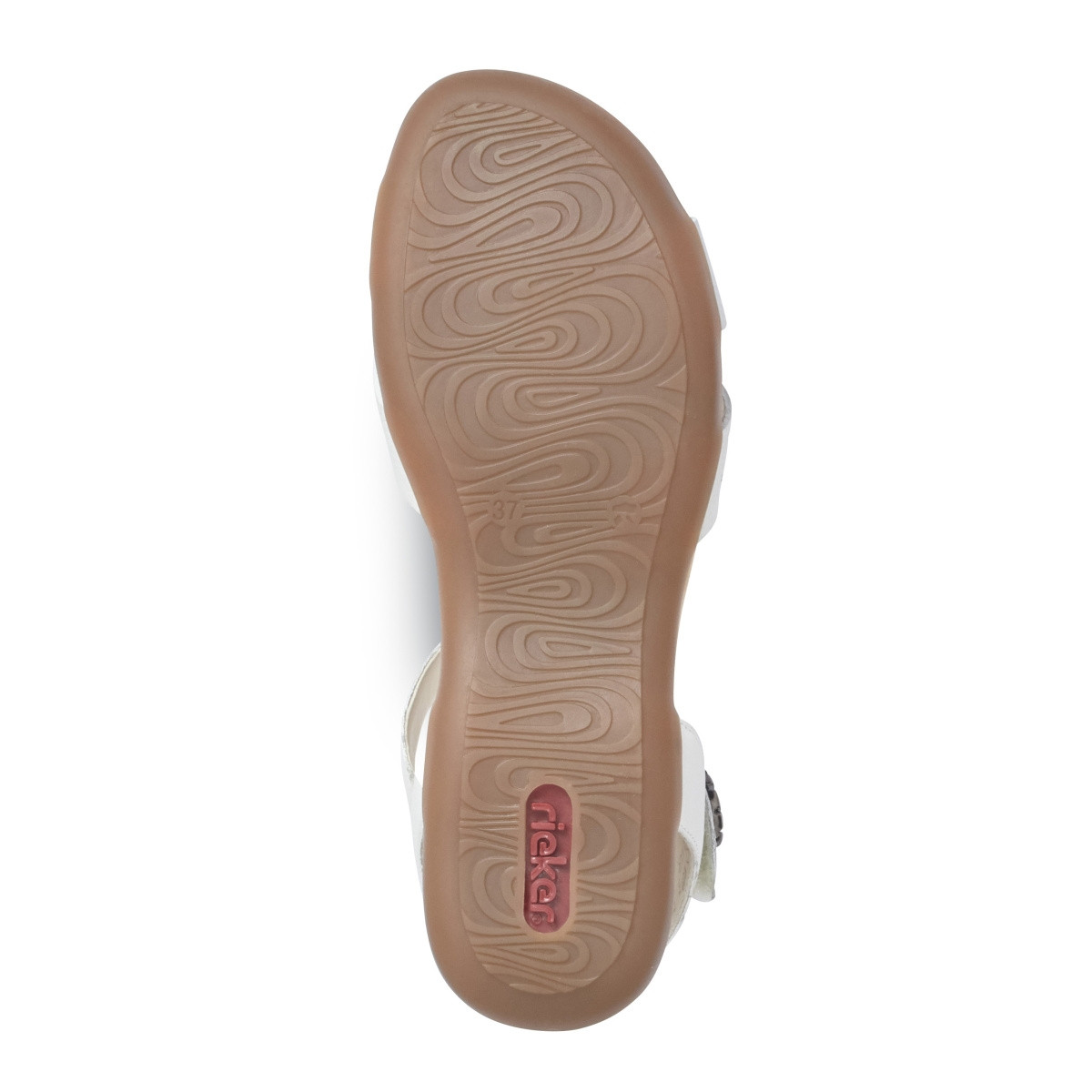 detail Dámské sandály RIEKER RIE-1025900-S3 bílá