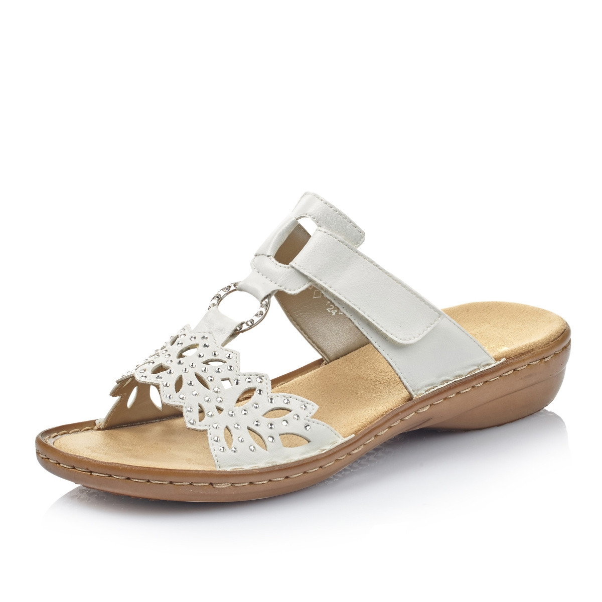 detail Dámské nazouváky RIEKER RIE-1025920-S0 bílá