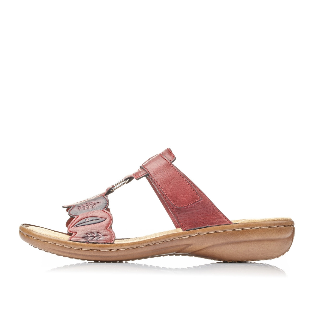 detail Dámské nazouváky RIEKER 608R4-35 ROT KOMBI S0