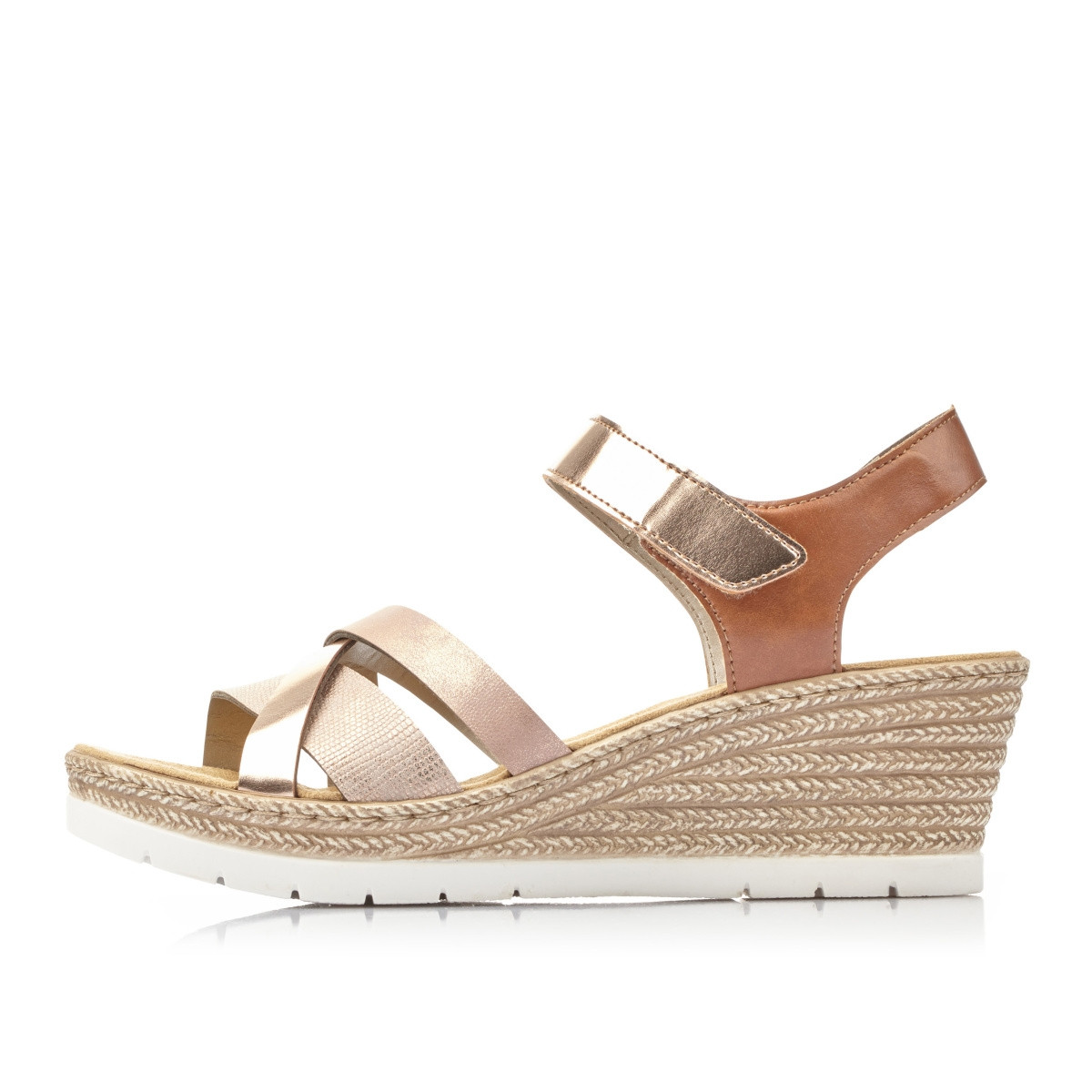 detail Dámské sandály RIEKER RIE-1025941-S0 růžová