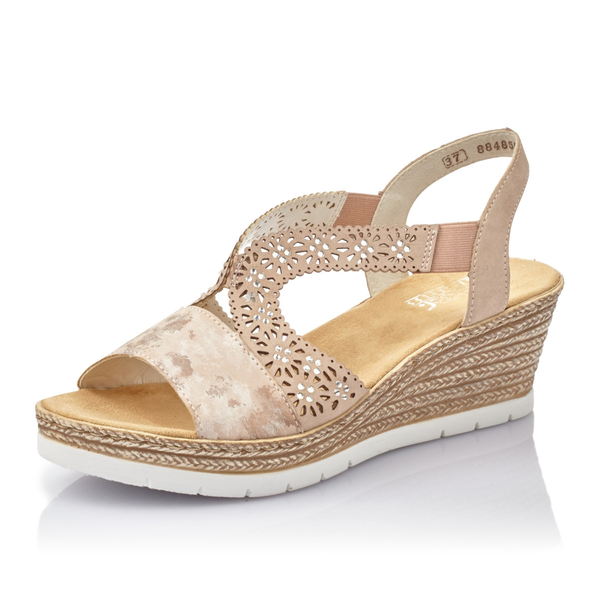 detail Dámské sandály RIEKER RIE-1025943-S3 růžová