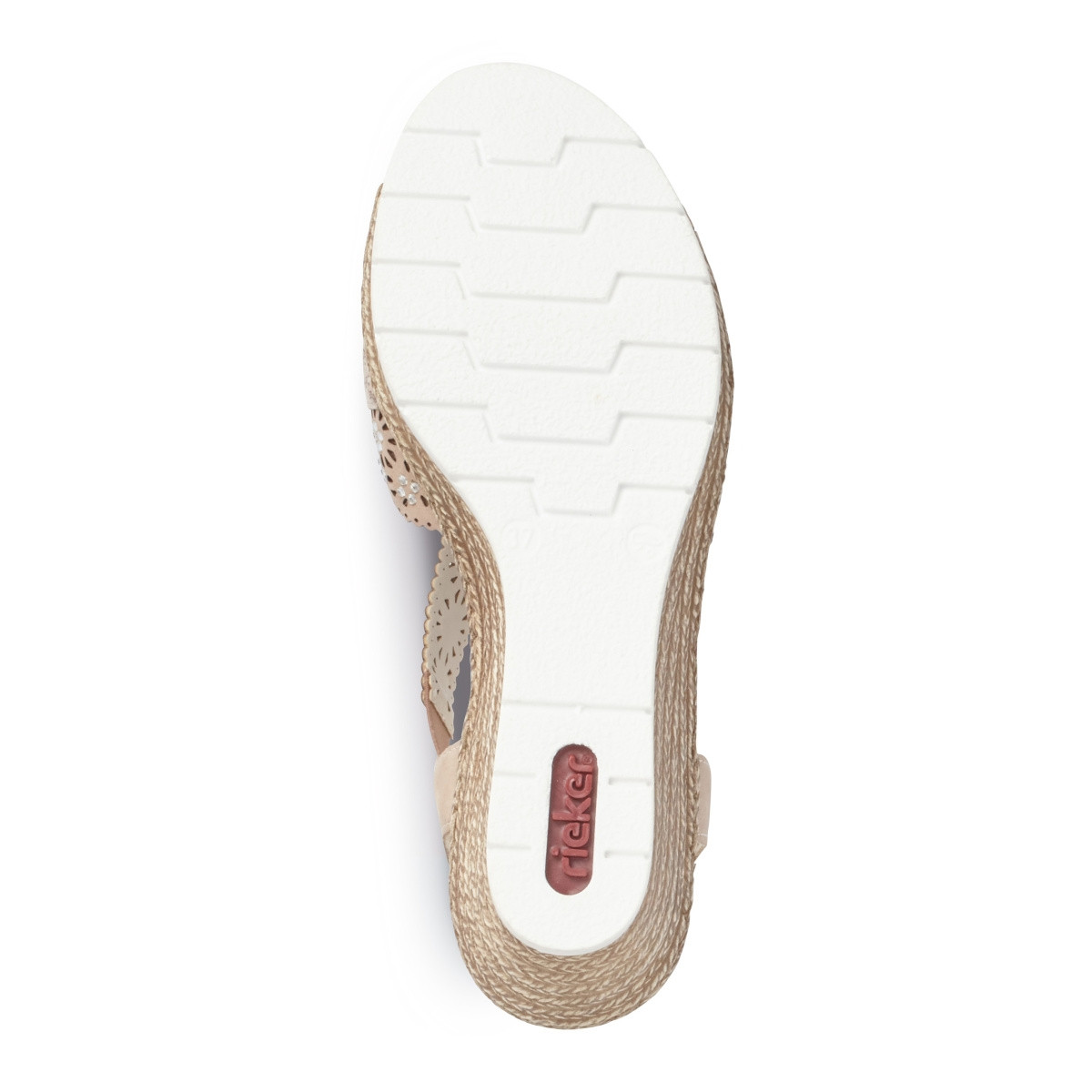 detail Dámské sandály RIEKER RIE-1025943-S3 růžová