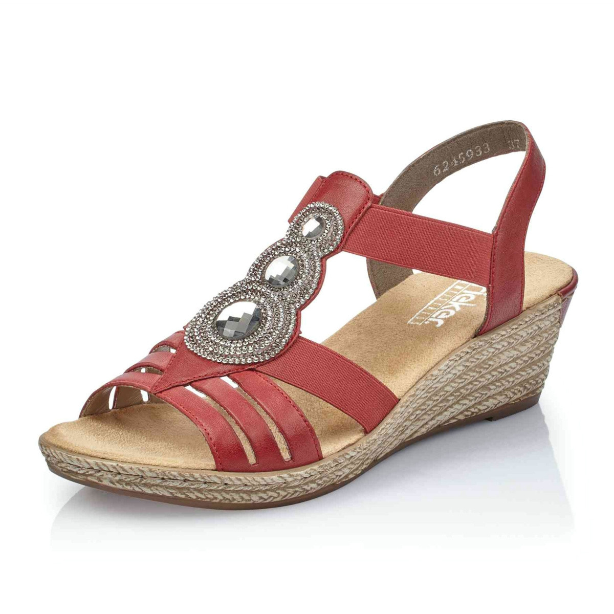 detail Dámské sandály RIEKER 62459-33 ROT F/S 9