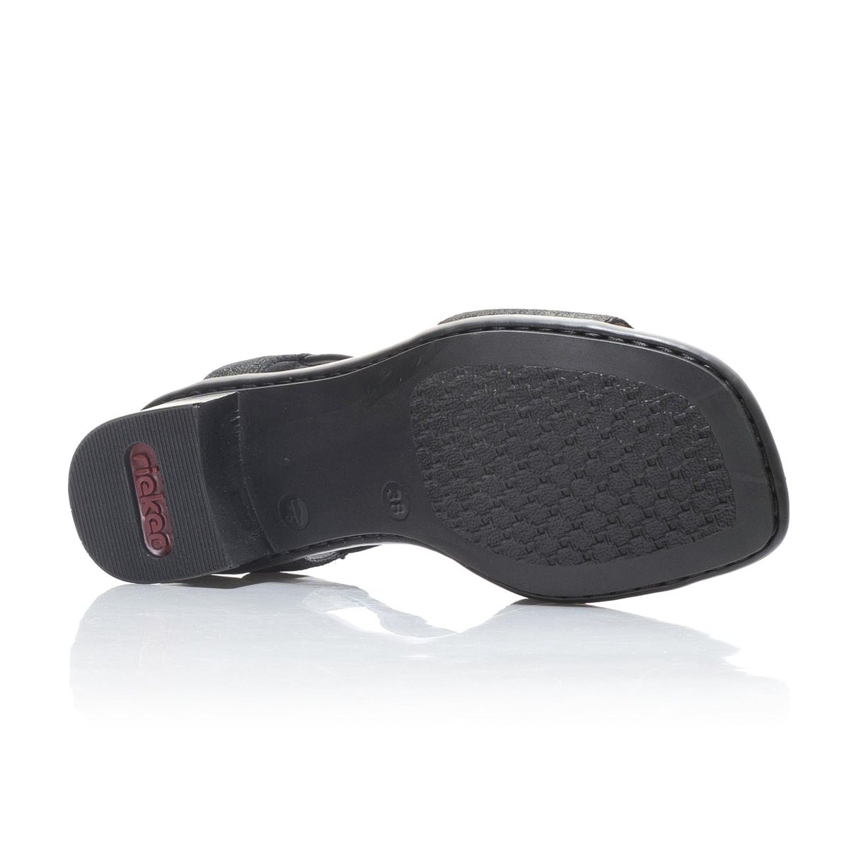 detail Dámské nadměrné sandály RIEKER 62662-03 SCHWARZ F/S 9