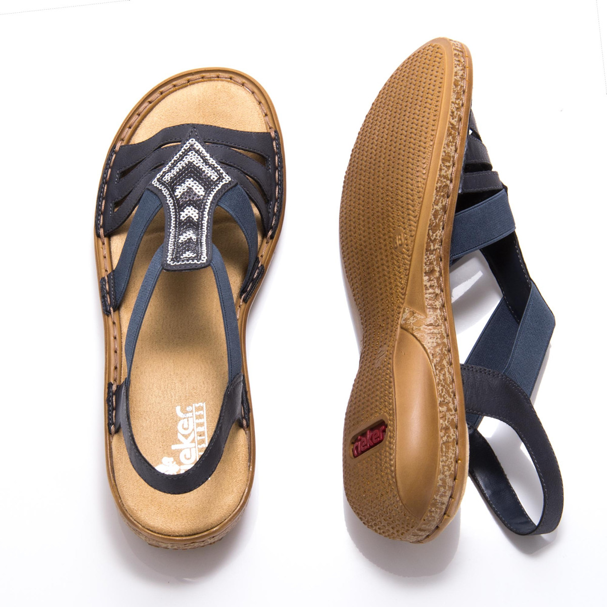 detail Dámská obuv RIEKER 62821-14 BLAU F/S 9